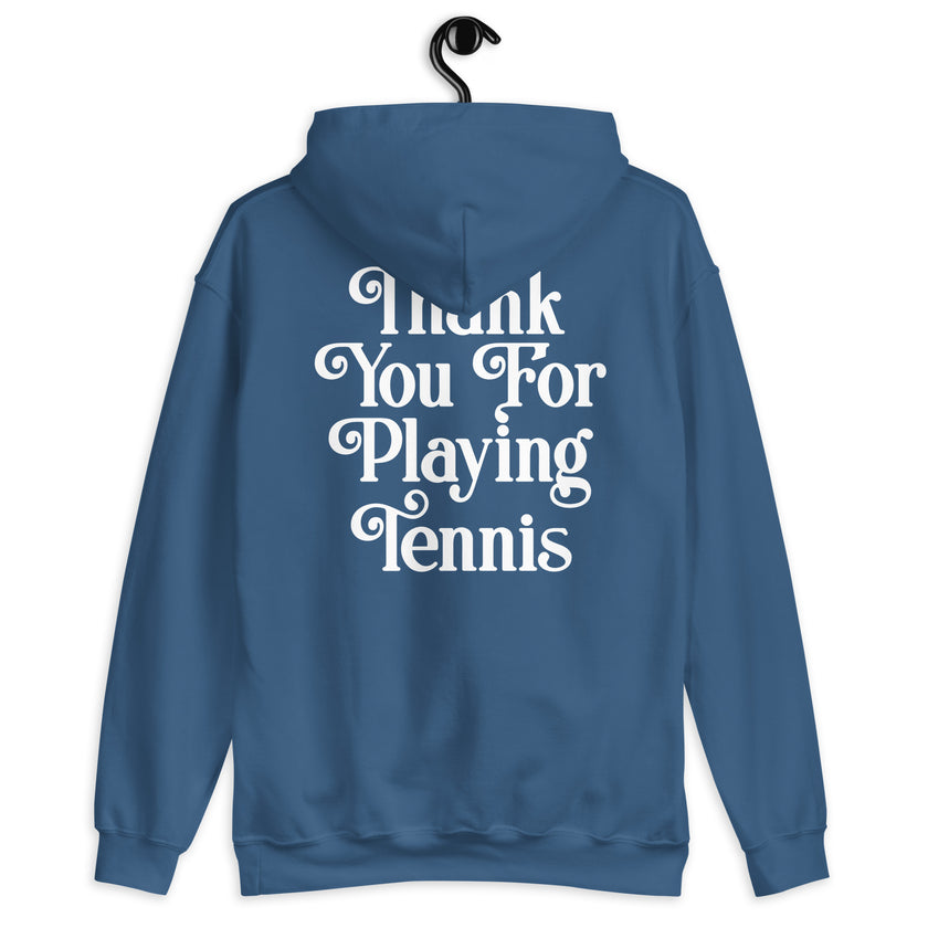 Thank You For Playing Tennis Unisex Heavy Blend Hoodie by CoVA Tennis