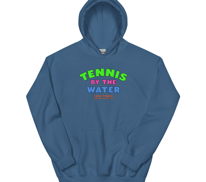 Tennis By The Water Unisex Heavy Blend Hoodie by CoVA Tennis