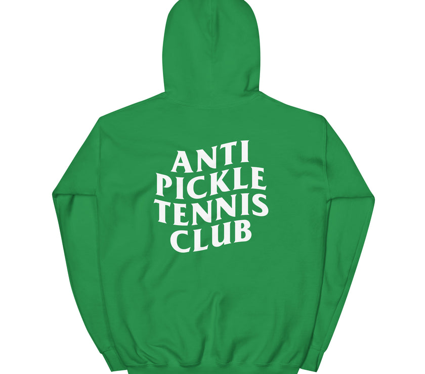 Anti Pickleball Tennis Club Unisex Heavy Blend Hoodie by CoVA Tennis