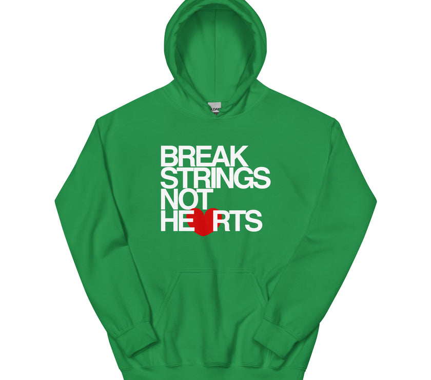 Break Strings Not Hearts by CoVA Tennis Unisex Heavy Blend Hoodie