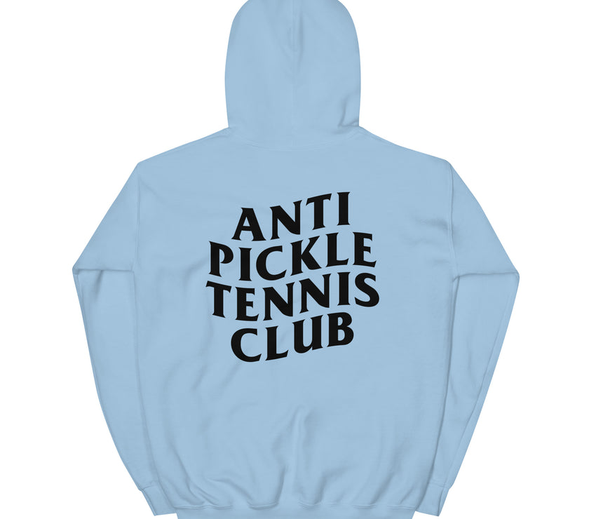 Anti Pickleball Tennis Club Unisex Heavy Blend Hoodie by CoVA Tennis