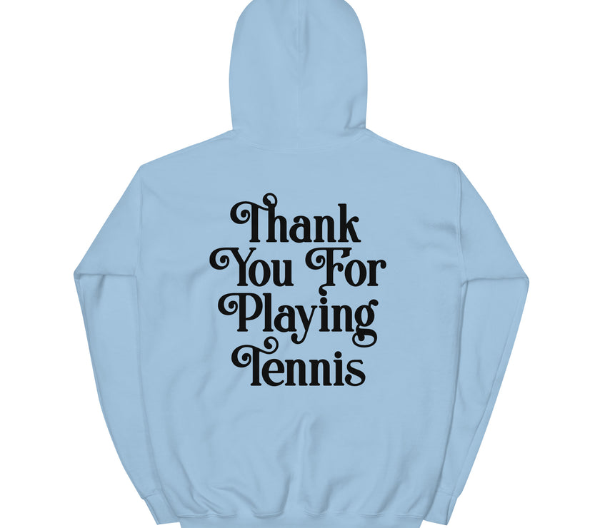 Thank You For Playing Tennis Unisex Heavy Blend Hoodie by CoVA Tennis