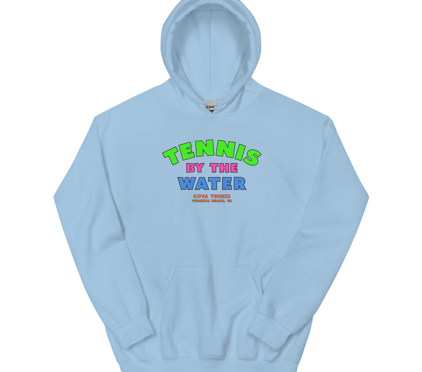 Tennis By The Water Unisex Heavy Blend Hoodie by CoVA Tennis