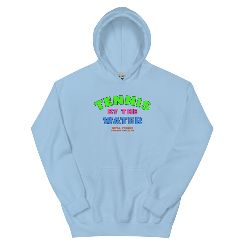 Tennis By The Water Unisex Heavy Blend Hoodie by CoVA Tennis