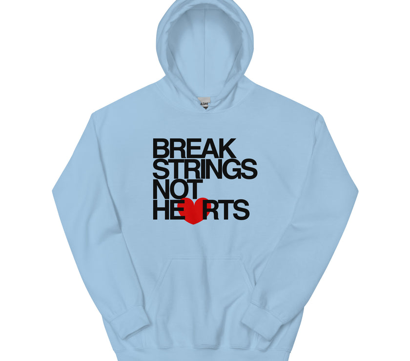 Break Strings Not Hearts by CoVA Tennis Unisex Heavy Blend Hoodie