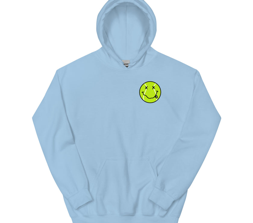 Smiling Tennis Ball by CoVA Tennis Unisex Heavy Blend Hoodie