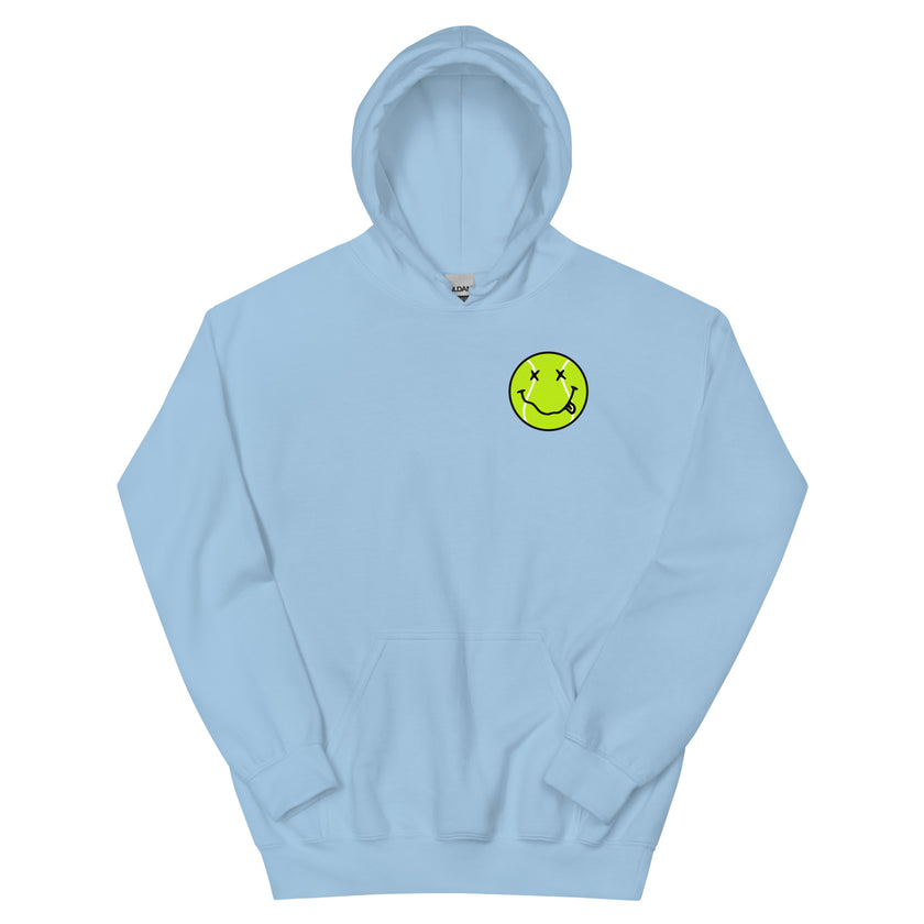 Smiling Tennis Ball by CoVA Tennis Unisex Heavy Blend Hoodie