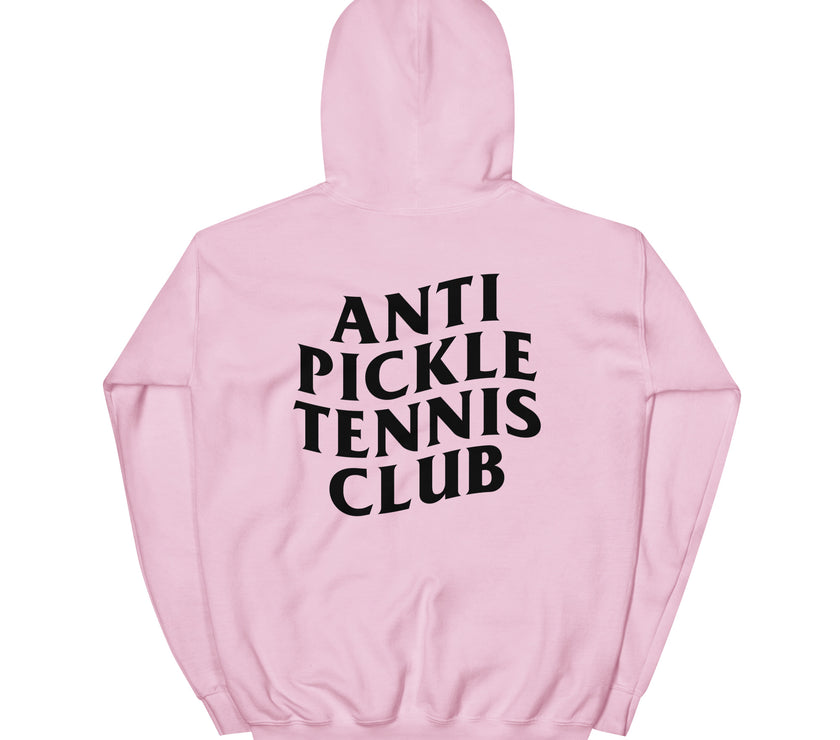 Anti Pickleball Tennis Club Unisex Heavy Blend Hoodie by CoVA Tennis