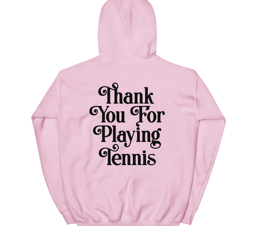 Thank You For Playing Tennis Unisex Heavy Blend Hoodie by CoVA Tennis