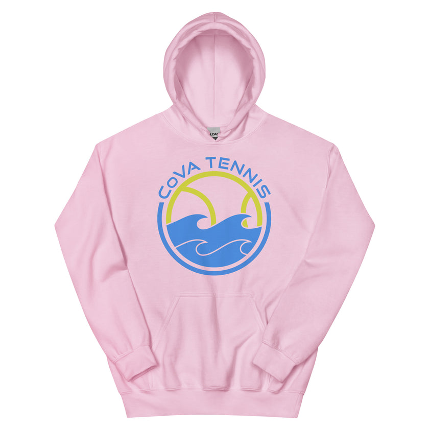 CoVA Tennis Ball & Waves Logo Unisex Logo Hoodie