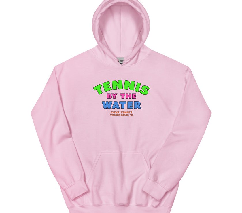 Tennis By The Water Unisex Heavy Blend Hoodie by CoVA Tennis