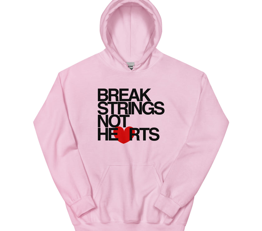 Break Strings Not Hearts by CoVA Tennis Unisex Heavy Blend Hoodie