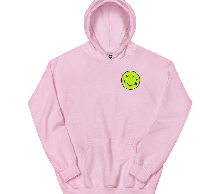 Smiling Tennis Ball by CoVA Tennis Unisex Heavy Blend Hoodie