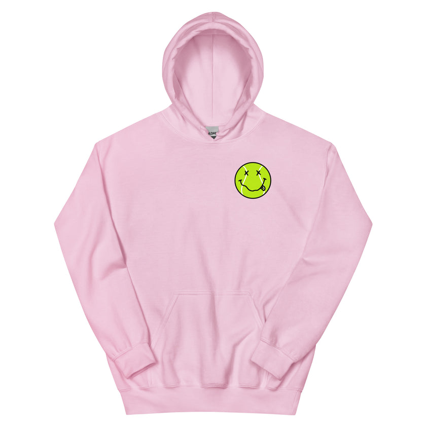 Smiling Tennis Ball by CoVA Tennis Unisex Heavy Blend Hoodie