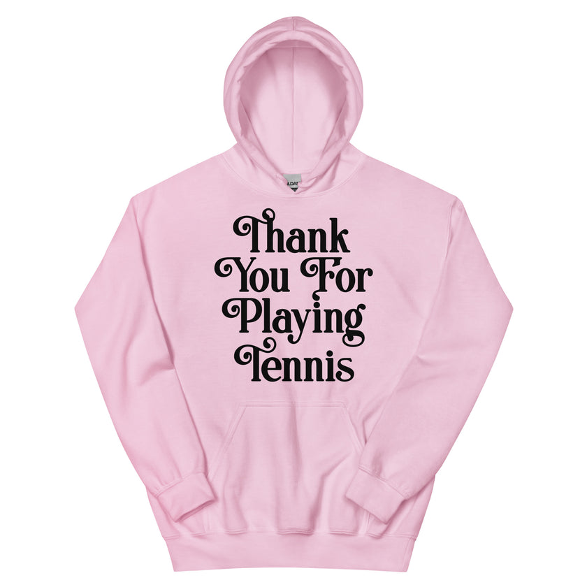 Thank You For Playing Tennis By CoVA Tennis Unisex Heavy Blend Hoodie