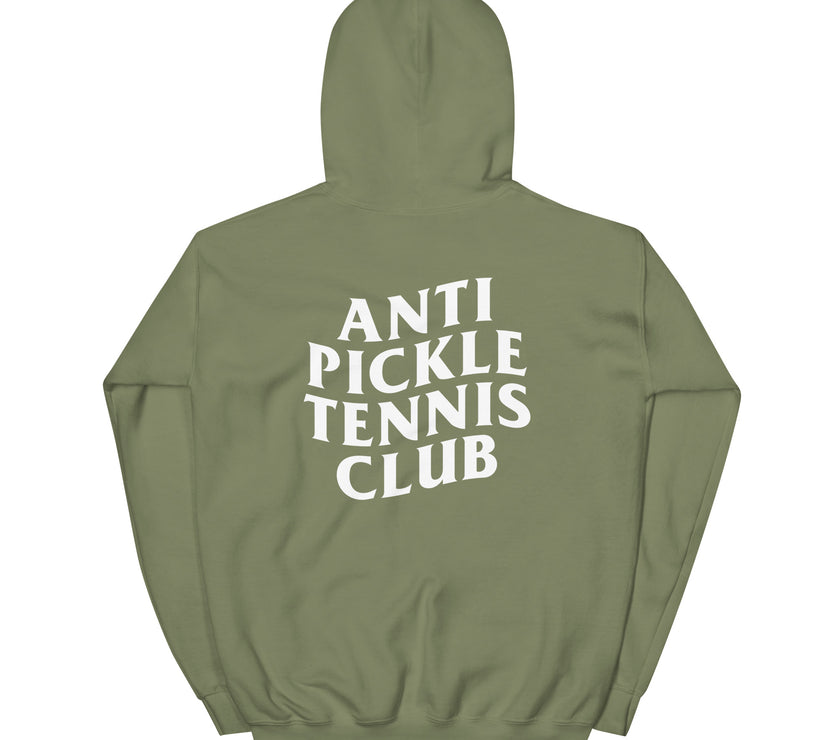 Anti Pickleball Tennis Club Unisex Heavy Blend Hoodie by CoVA Tennis