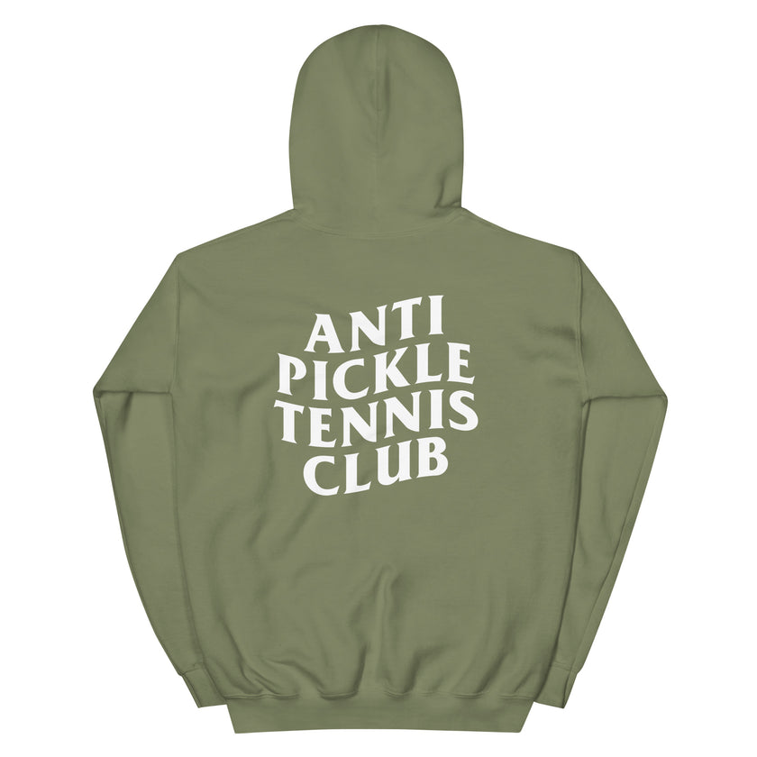 Anti Pickleball Tennis Club Unisex Heavy Blend Hoodie by CoVA Tennis