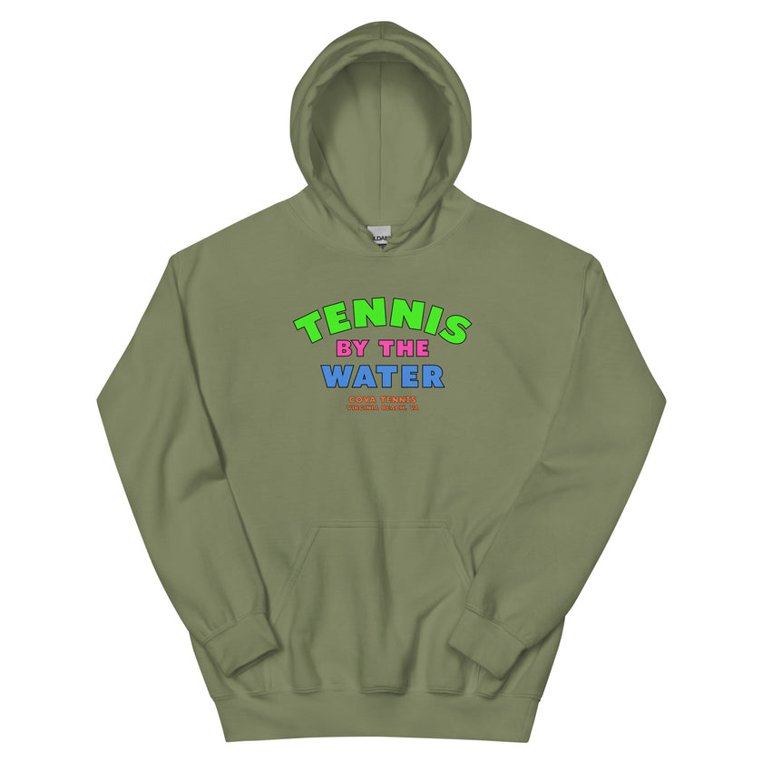 Tennis By The Water Unisex Heavy Blend Hoodie by CoVA Tennis