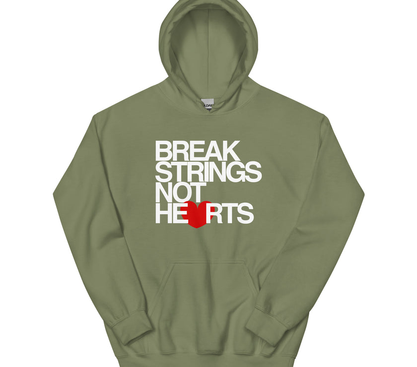 Break Strings Not Hearts by CoVA Tennis Unisex Heavy Blend Hoodie