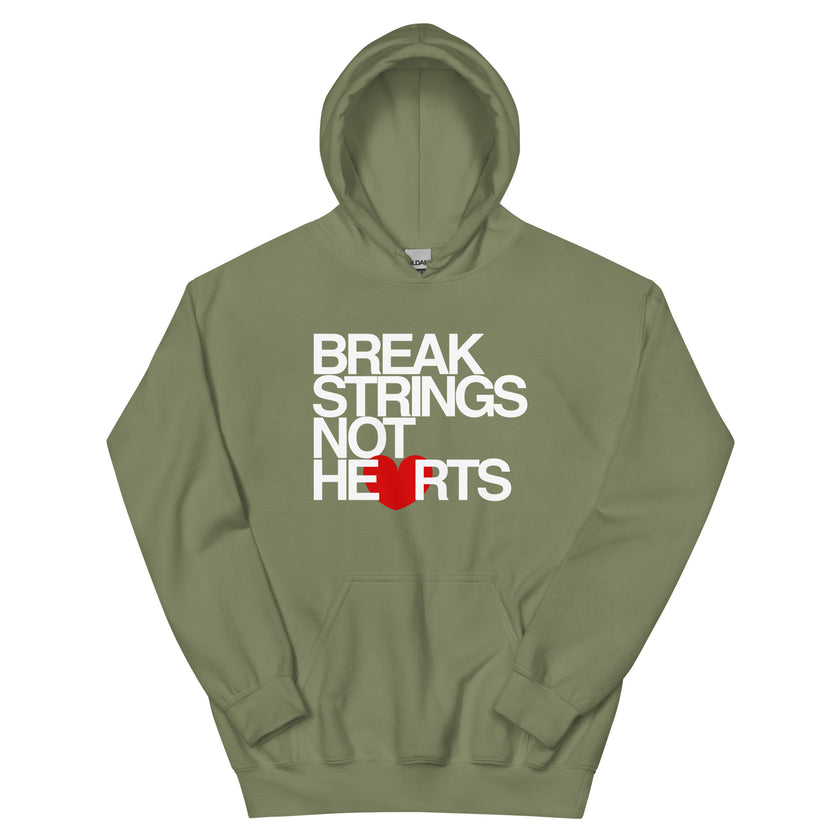 Break Strings Not Hearts by CoVA Tennis Unisex Heavy Blend Hoodie