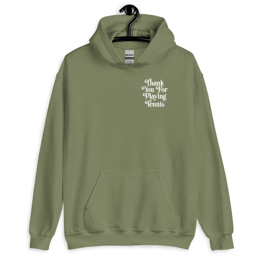 Thank You For Playing Tennis Unisex Heavy Blend Hoodie by CoVA Tennis