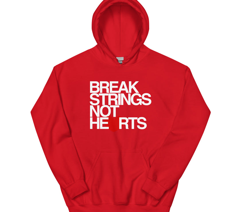 Break Strings Not Hearts by CoVA Tennis Unisex Heavy Blend Hoodie