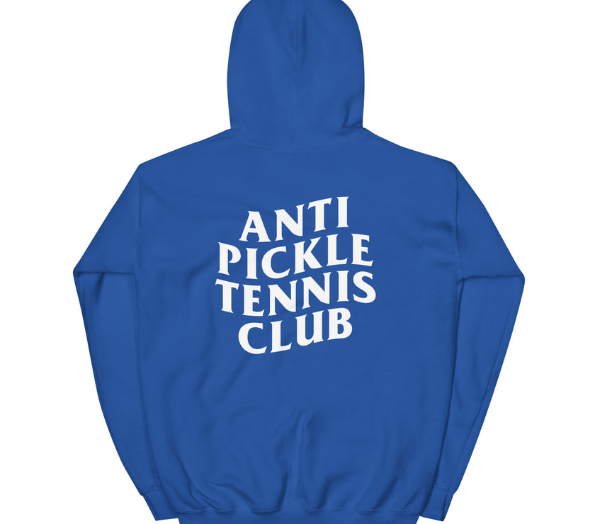 Anti Pickleball Tennis Club Unisex Heavy Blend Hoodie by CoVA Tennis