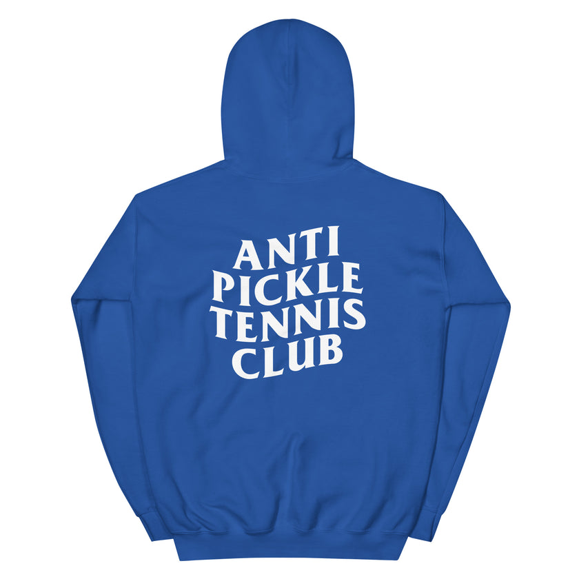 Anti Pickleball Tennis Club Unisex Heavy Blend Hoodie by CoVA Tennis