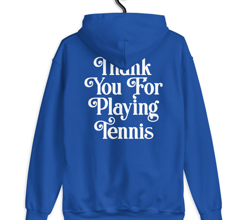 Thank You For Playing Tennis Unisex Heavy Blend Hoodie by CoVA Tennis