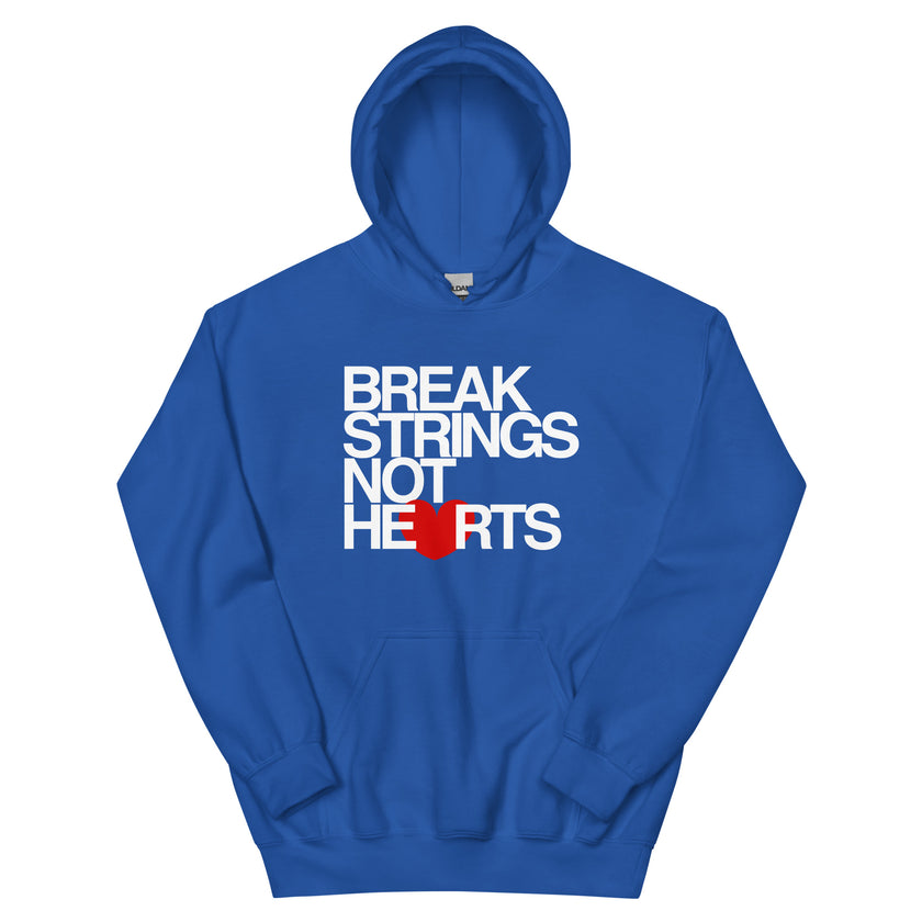 Break Strings Not Hearts by CoVA Tennis Unisex Heavy Blend Hoodie