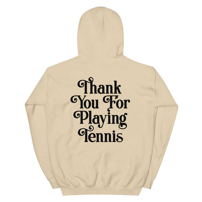 Thank You For Playing Tennis Unisex Heavy Blend Hoodie by CoVA Tennis