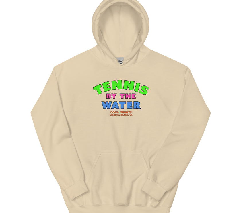 Tennis By The Water Unisex Heavy Blend Hoodie by CoVA Tennis