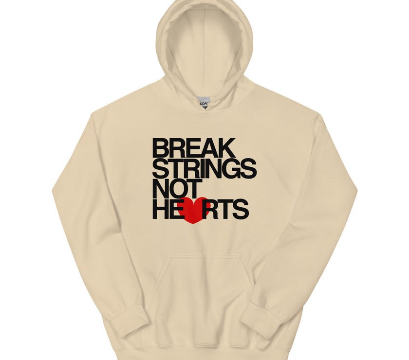 Break Strings Not Hearts by CoVA Tennis Unisex Heavy Blend Hoodie