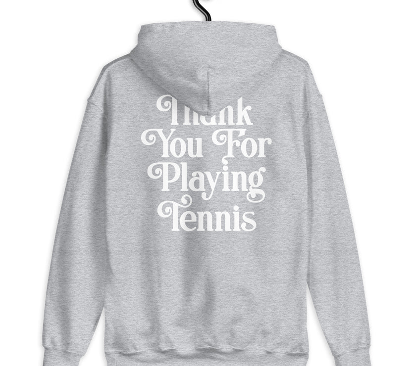 Thank You For Playing Tennis Unisex Heavy Blend Hoodie by CoVA Tennis