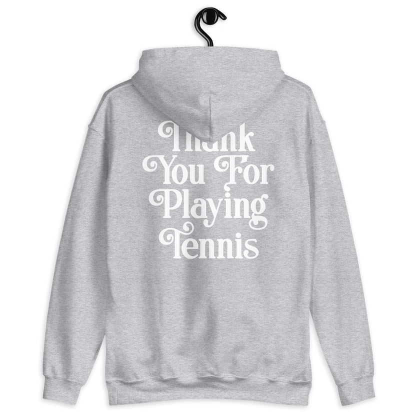 Thank You For Playing Tennis Unisex Heavy Blend Hoodie by CoVA Tennis