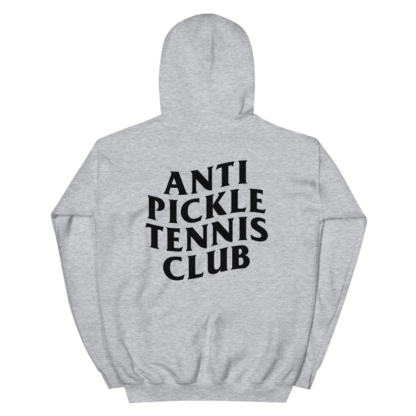 Anti Pickleball Tennis Club Unisex Heavy Blend Hoodie by CoVA Tennis