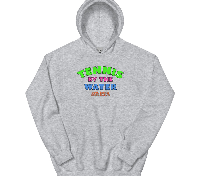 Tennis By The Water Unisex Heavy Blend Hoodie by CoVA Tennis