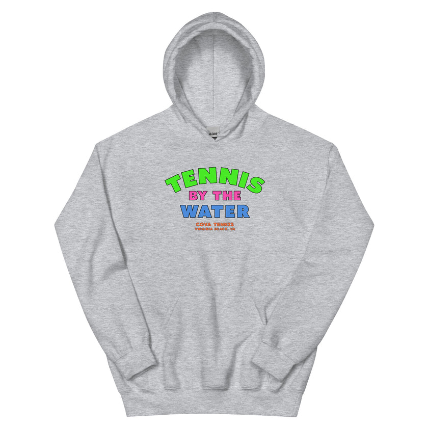 Tennis By The Water Unisex Heavy Blend Hoodie by CoVA Tennis