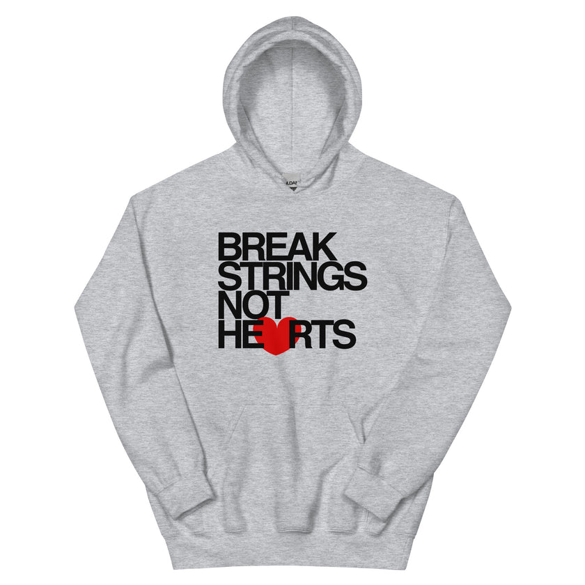 Break Strings Not Hearts by CoVA Tennis Unisex Heavy Blend Hoodie