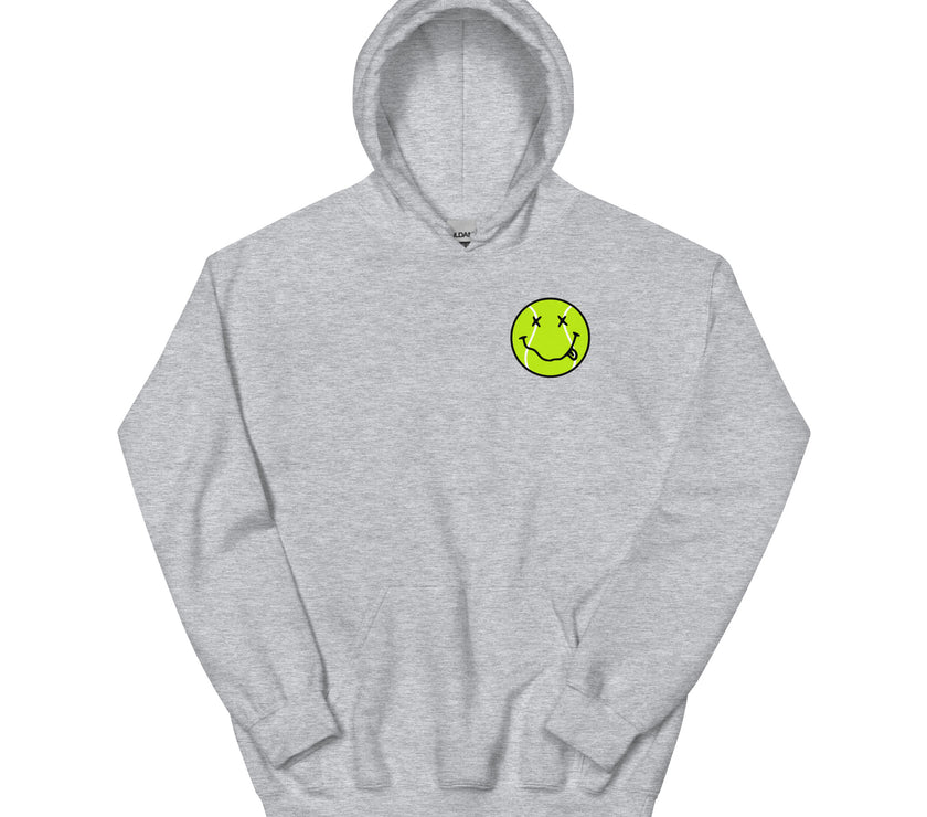 Smiling Tennis Ball by CoVA Tennis Unisex Heavy Blend Hoodie