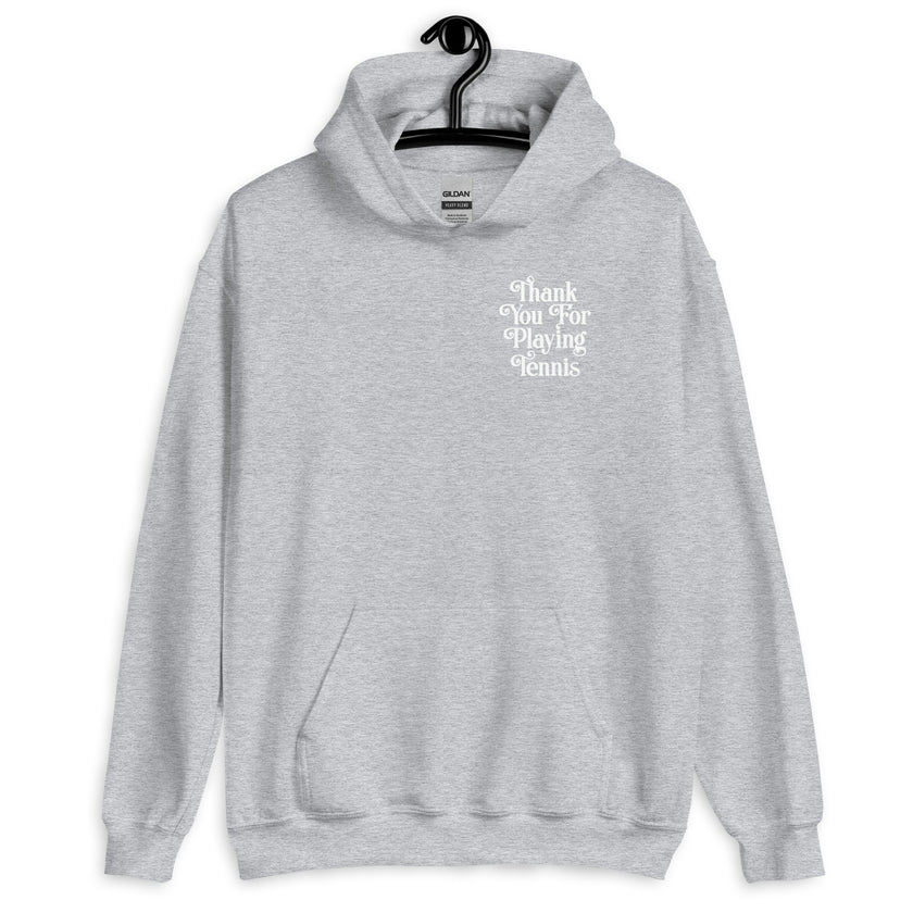 Thank You For Playing Tennis Unisex Heavy Blend Hoodie by CoVA Tennis