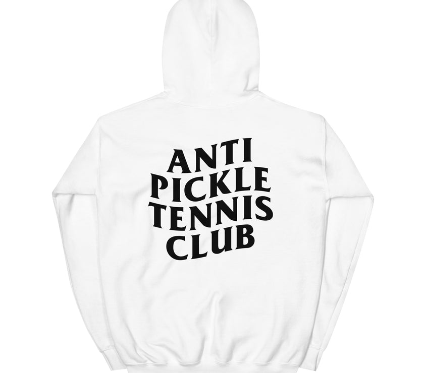 Anti Pickleball Tennis Club Unisex Heavy Blend Hoodie by CoVA Tennis