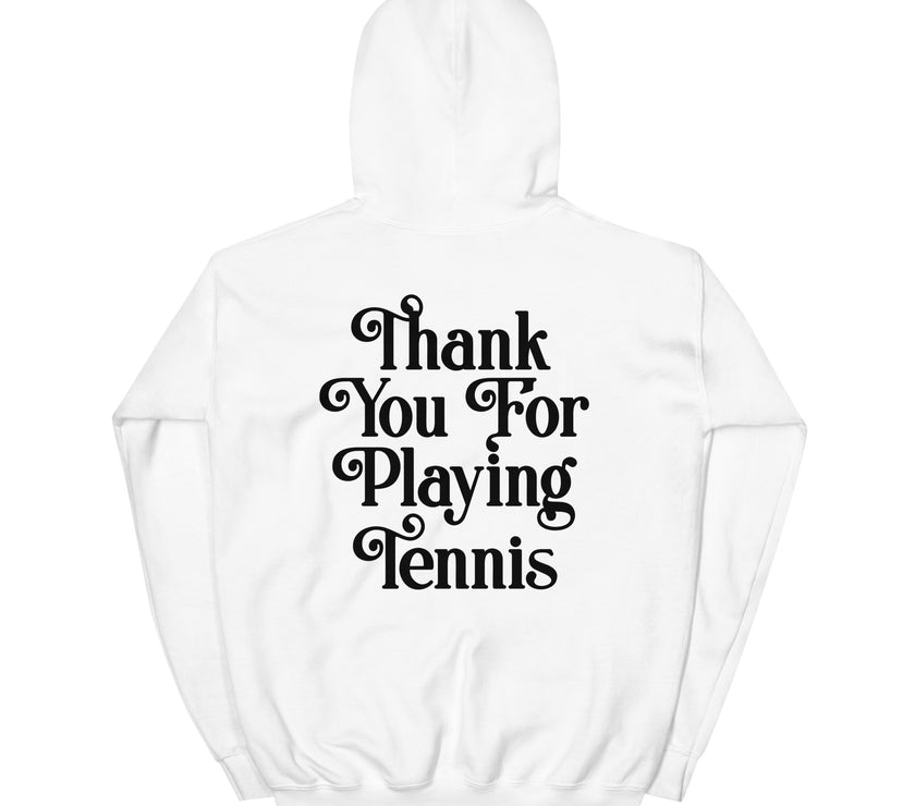 Thank You For Playing Tennis Unisex Heavy Blend Hoodie by CoVA Tennis