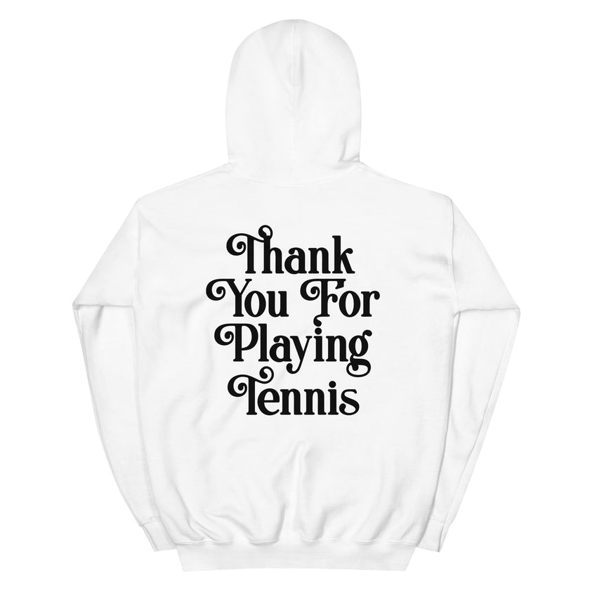 Thank You For Playing Tennis Unisex Heavy Blend Hoodie by CoVA Tennis