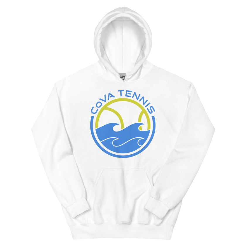 CoVA Tennis Ball & Waves Logo Unisex Logo Hoodie