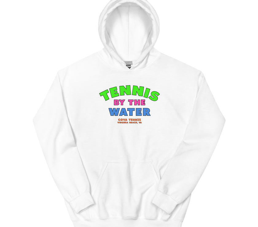 Tennis By The Water Unisex Heavy Blend Hoodie by CoVA Tennis