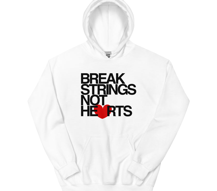 Break Strings Not Hearts by CoVA Tennis Unisex Heavy Blend Hoodie