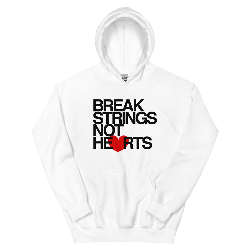 Break Strings Not Hearts by CoVA Tennis Unisex Heavy Blend Hoodie