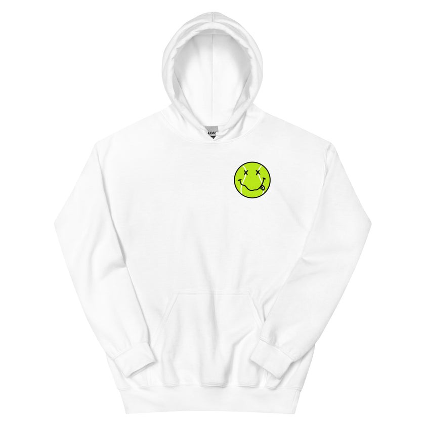 Smiling Tennis Ball by CoVA Tennis Unisex Heavy Blend Hoodie