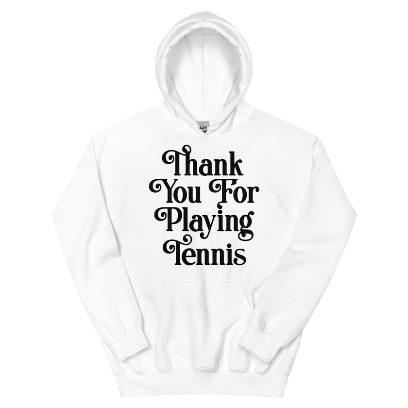 Thank You For Playing Tennis By CoVA Tennis Unisex Heavy Blend Hoodie